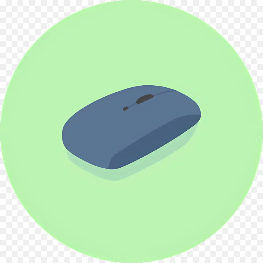 Mouse De Computador，Azul PNG