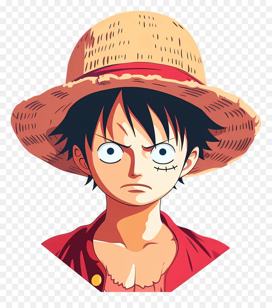 Cabeça De Luffy，Personagem De Anime PNG