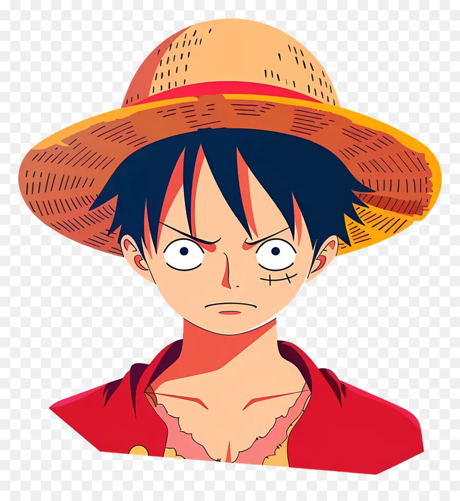 Cabeça De Luffy，Personagem De Anime PNG