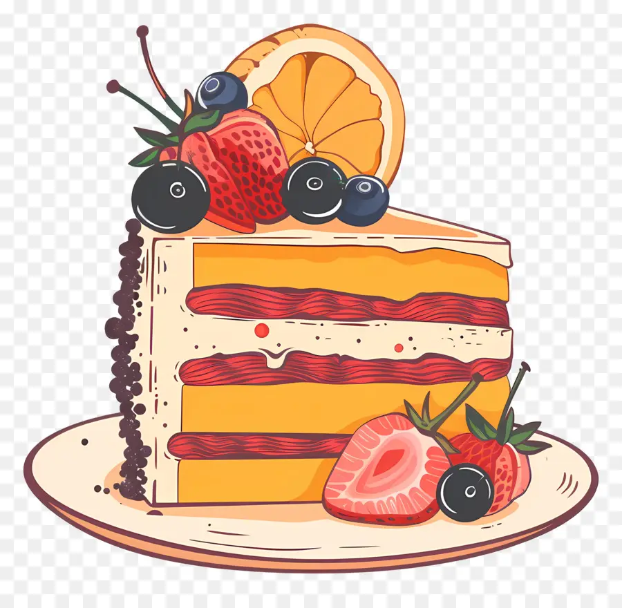 Fruit Cake，Bolo PNG