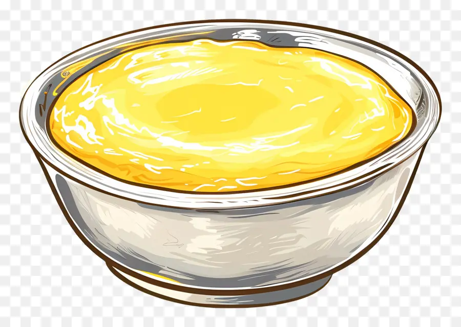 Desi Ghee，Uma Tigela De Metal PNG