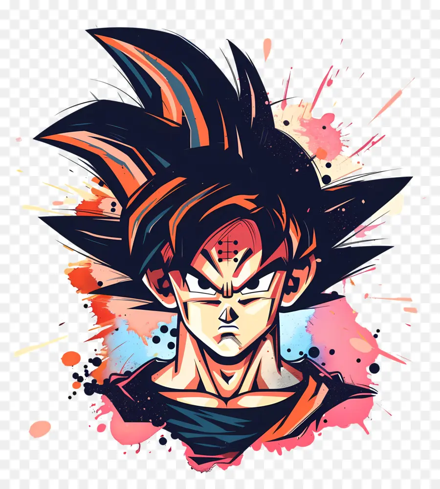 Cabeça De Goku，Personagem De Anime PNG