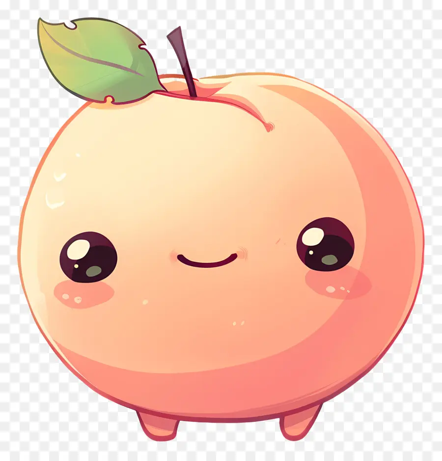 Cartoon De Pêssego，Bonito Apple PNG