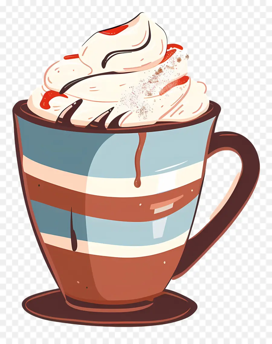 Chocolate Quente，Xícara PNG