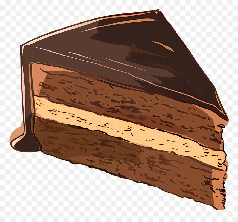 Bolo De Chocolate，Fatia De Bolo De Chocolate PNG