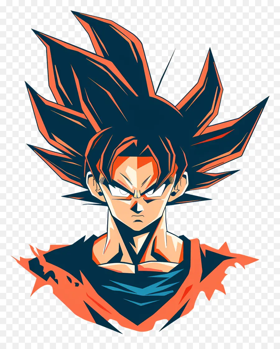 Cabeça De Goku，Super Saiyajin PNG