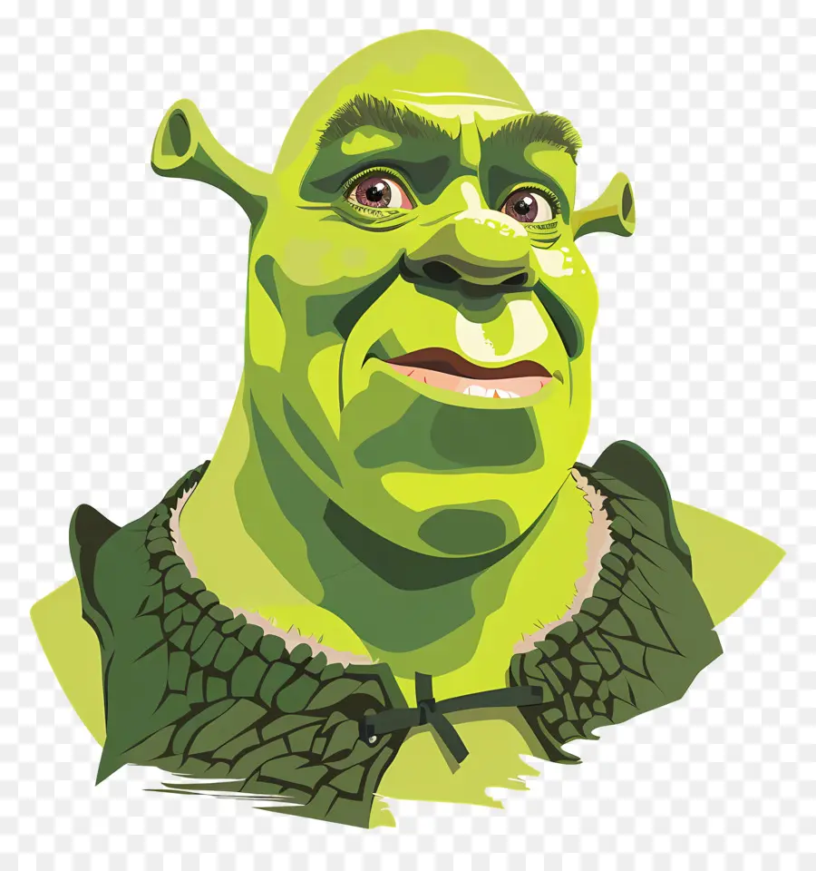 Shrek Head，Personagem Animado PNG