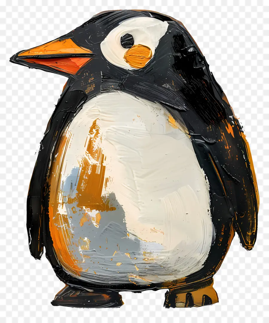 Penguin，Pintura PNG