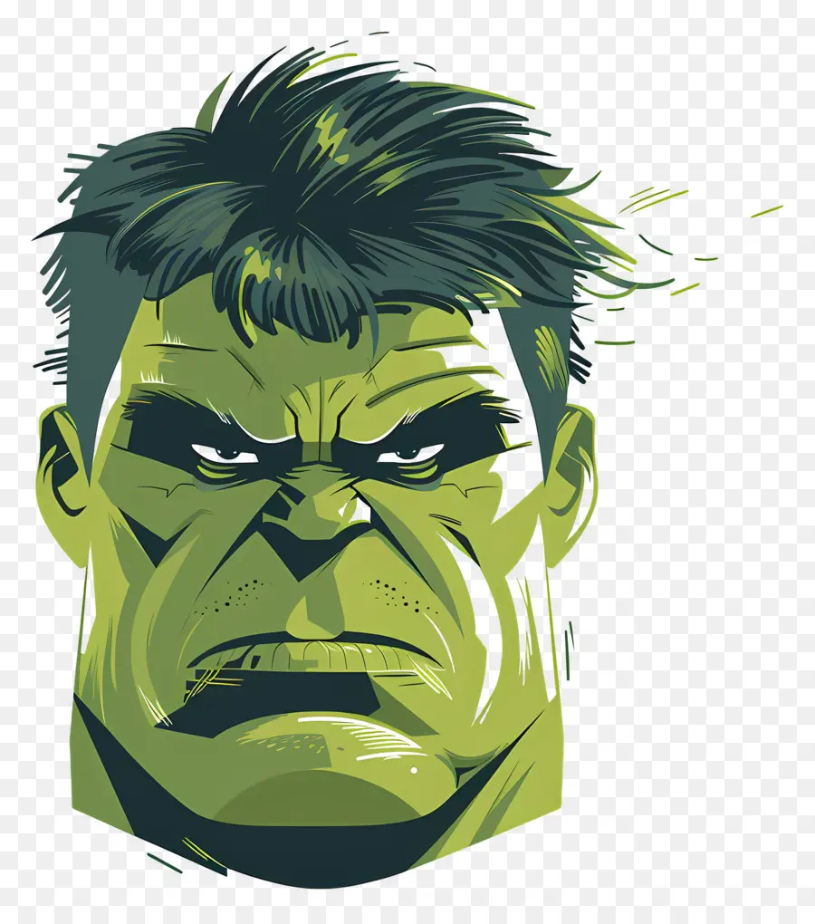 Cabeça De Hulk，Hulk Verde PNG