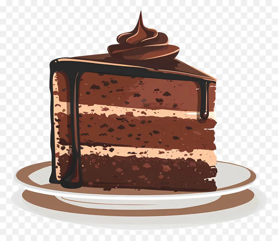 Bolo De Chocolate，Sobremesa PNG