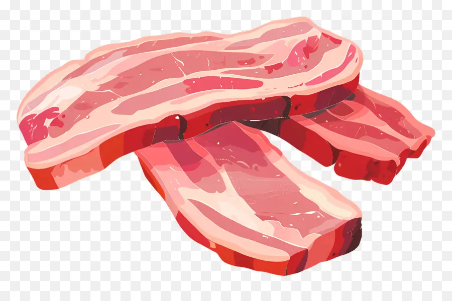 Bacon，Carne Crua PNG