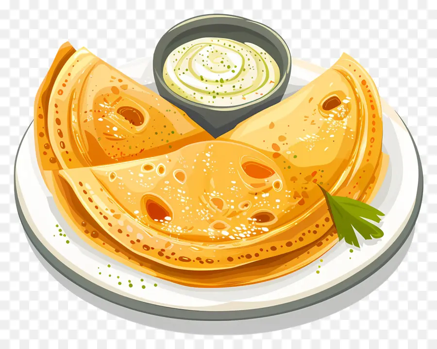 Dosa，Panquecas De Massa Frita PNG