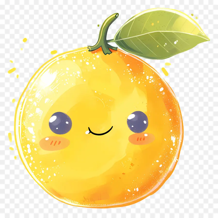 Limão Dos Desenhos Animados，Laranja Sorridente PNG