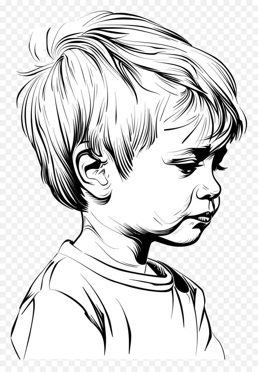 Little Boy，Triste PNG