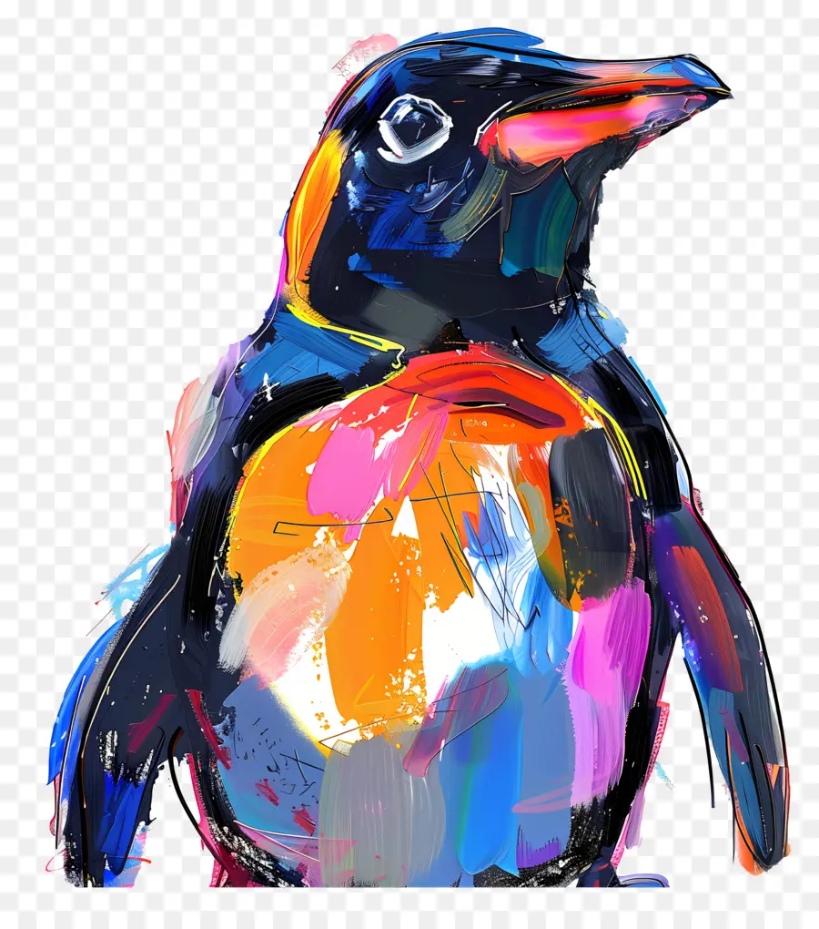 Penguin，Pintura De Pinguins PNG