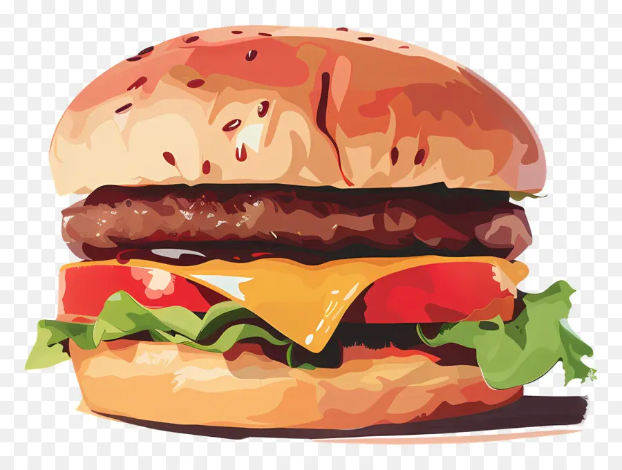 Hamburger，Queijo PNG