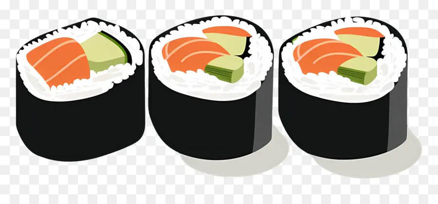 Sushi，Abacate PNG