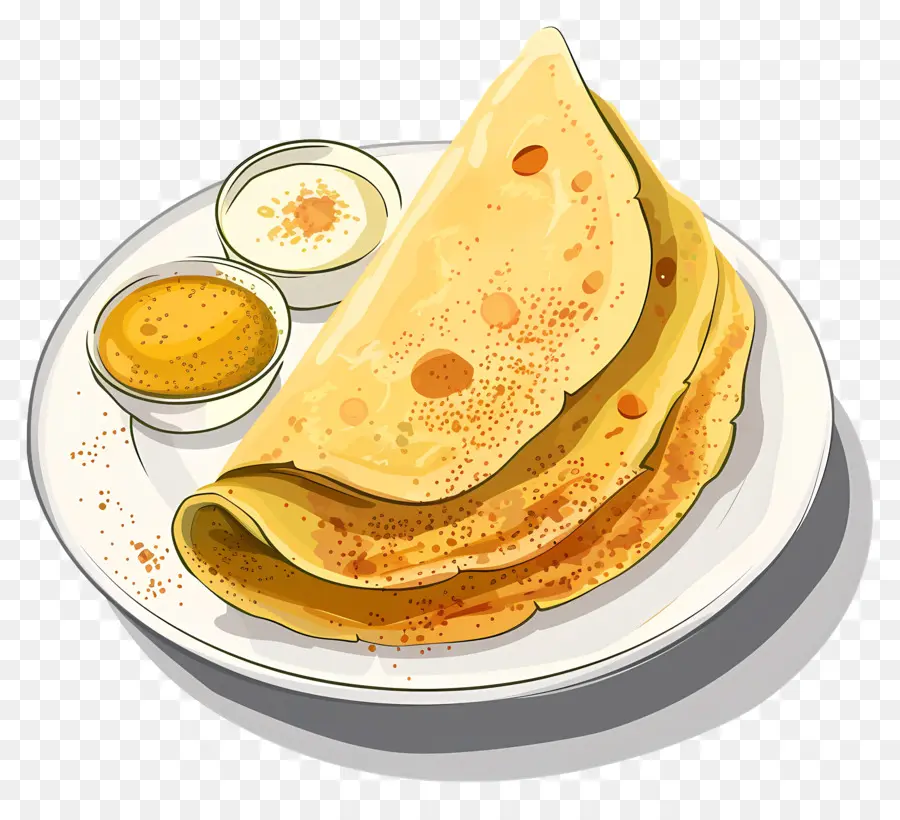 Dosa，Panquecas PNG