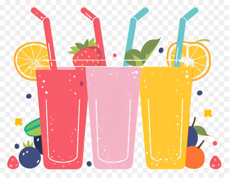 Smoothies，Tomar Bebidas De Verão PNG