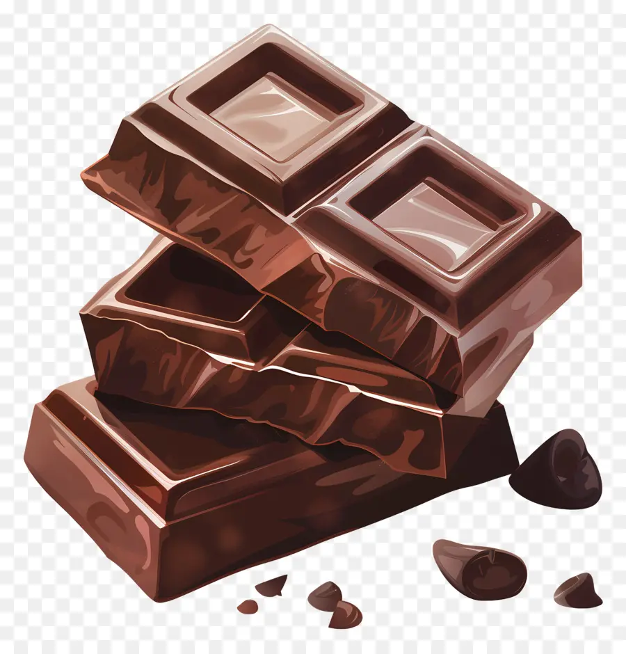 Barra De Chocolate，Chocolate PNG