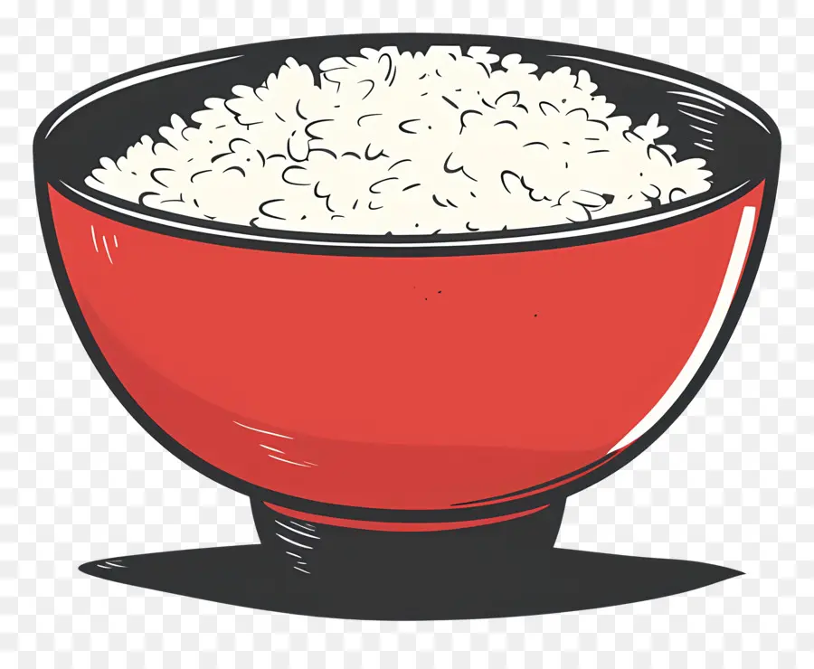 Tigela De Arroz，Arroz Branco PNG