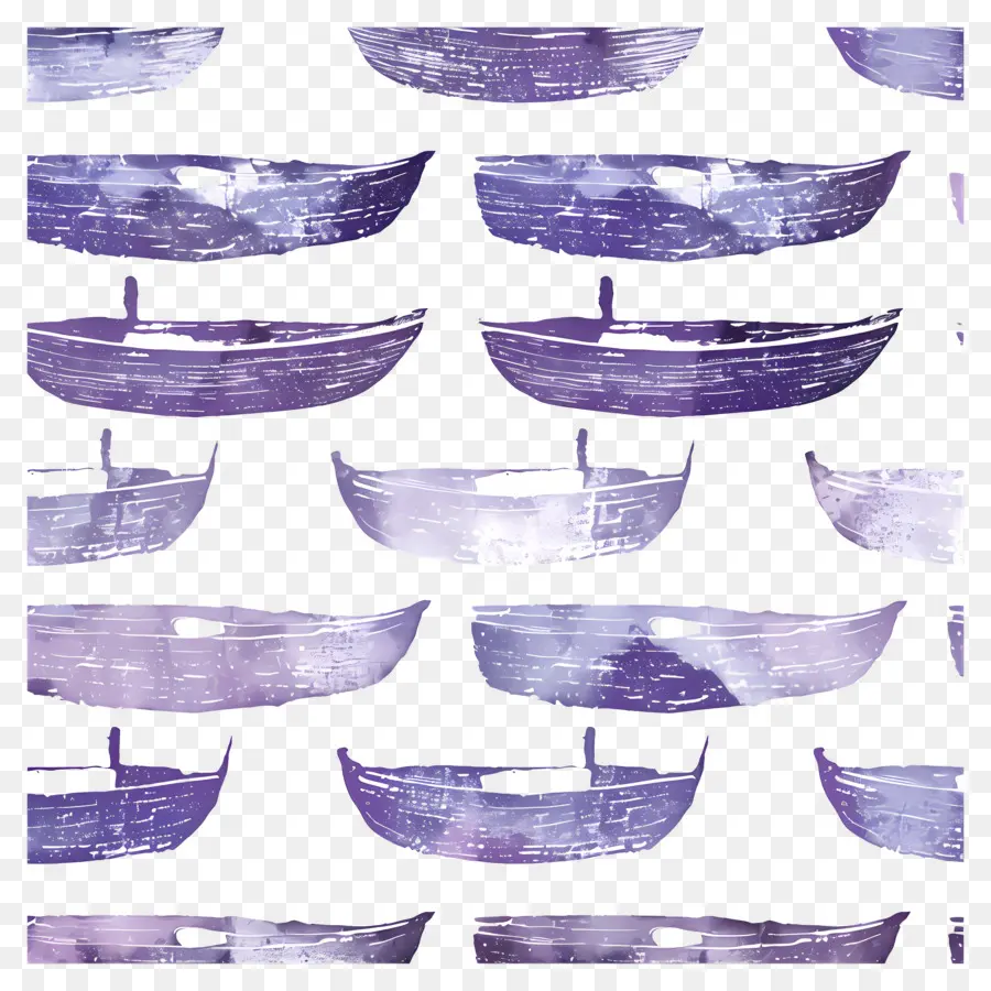 Barco Padrão，Roxo PNG