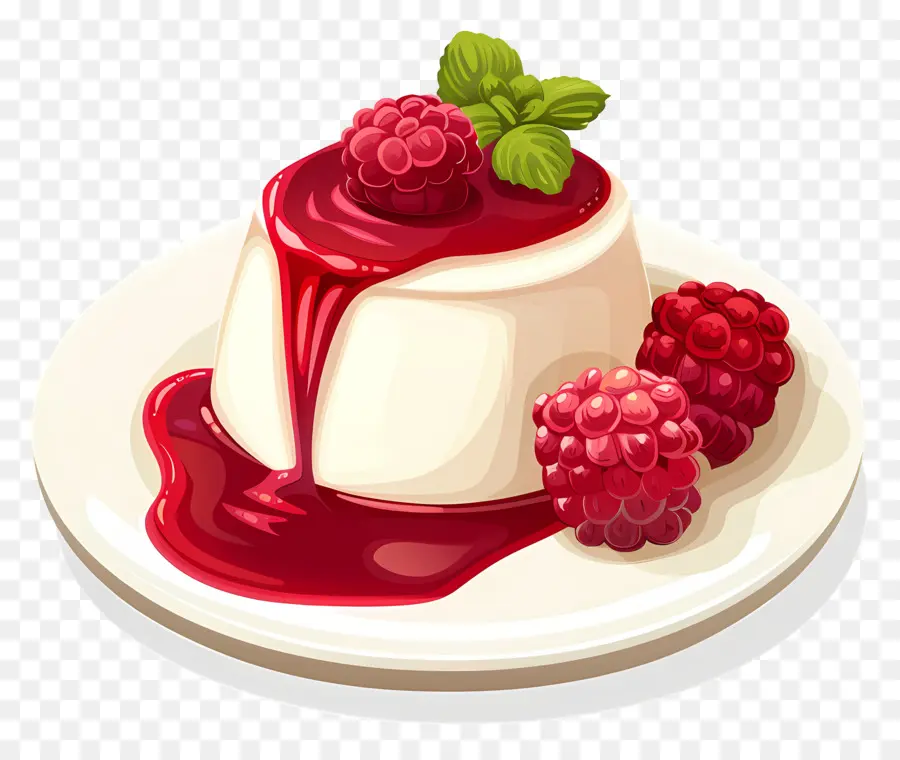 Panna Cotta，Creme De Pasteleiro PNG