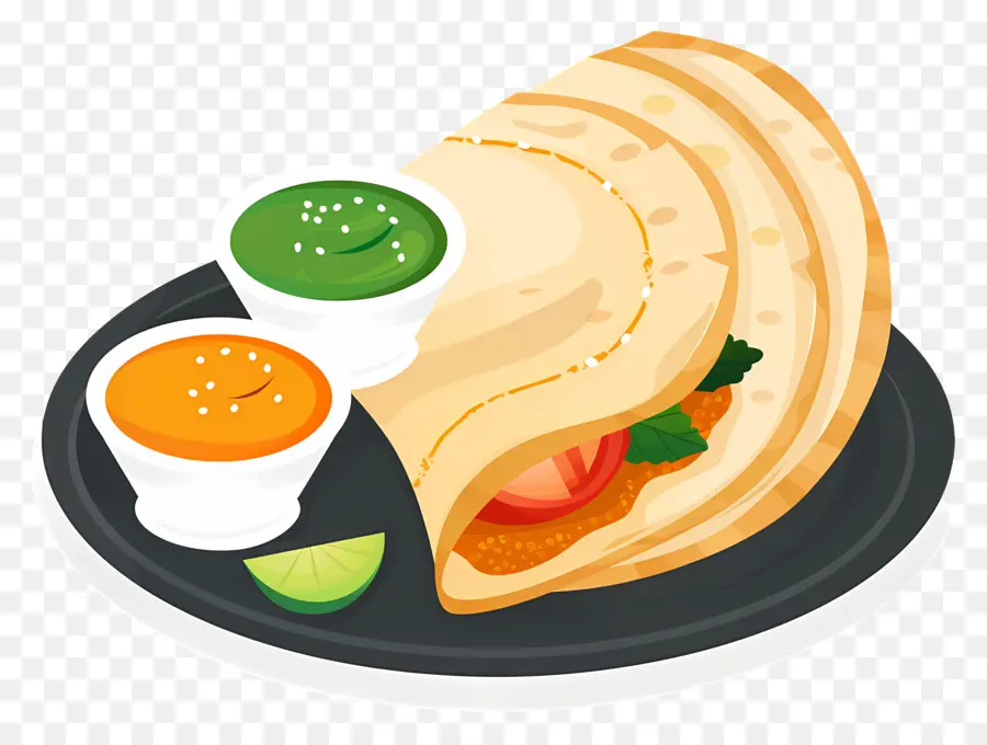 Dosa，Taco PNG