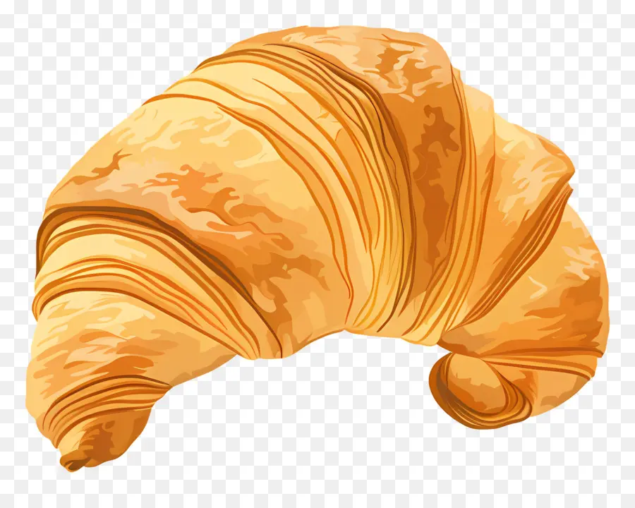 Croissant，Massa Assada PNG