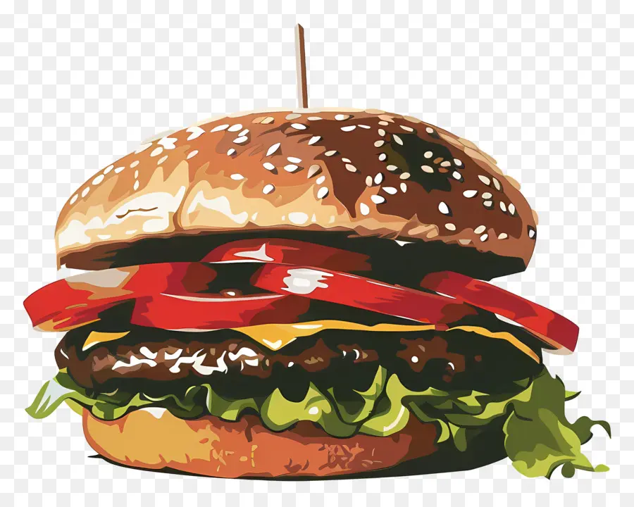 Hamburger，Burger PNG