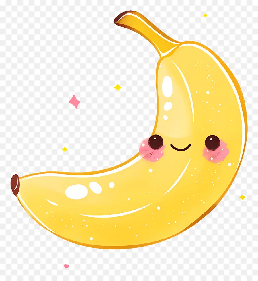 Banana Dos Desenhos Animados，Banana Sorridente PNG