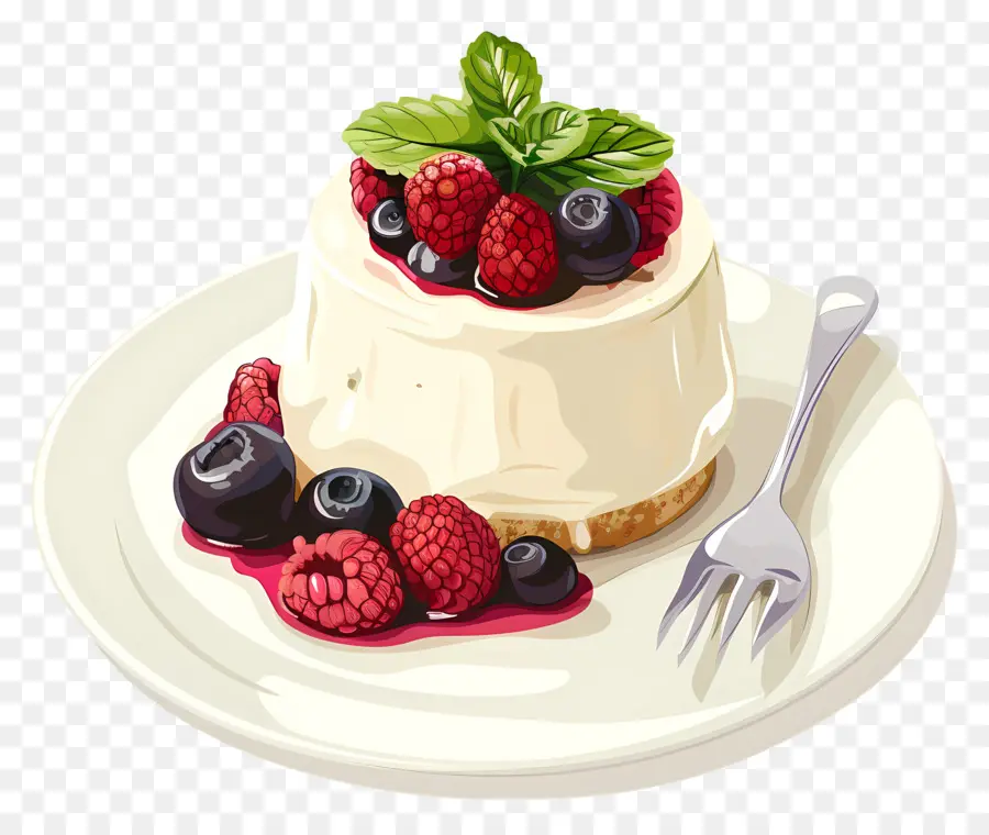 Panna Cotta，Torta De Creme De Limão PNG