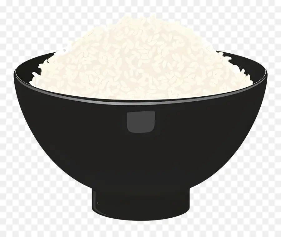 Tigela De Arroz，O Arroz Preto PNG