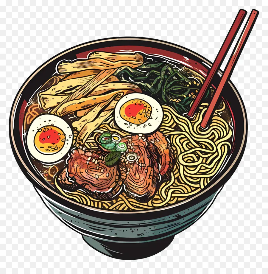 Ramen，Macarrões PNG