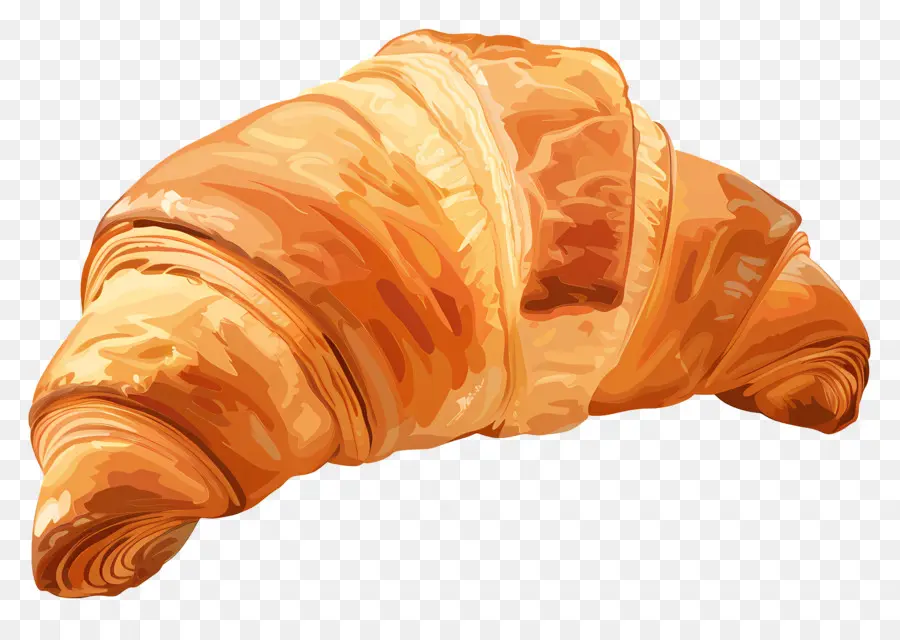 Croissant，Pastelaria Francesa PNG