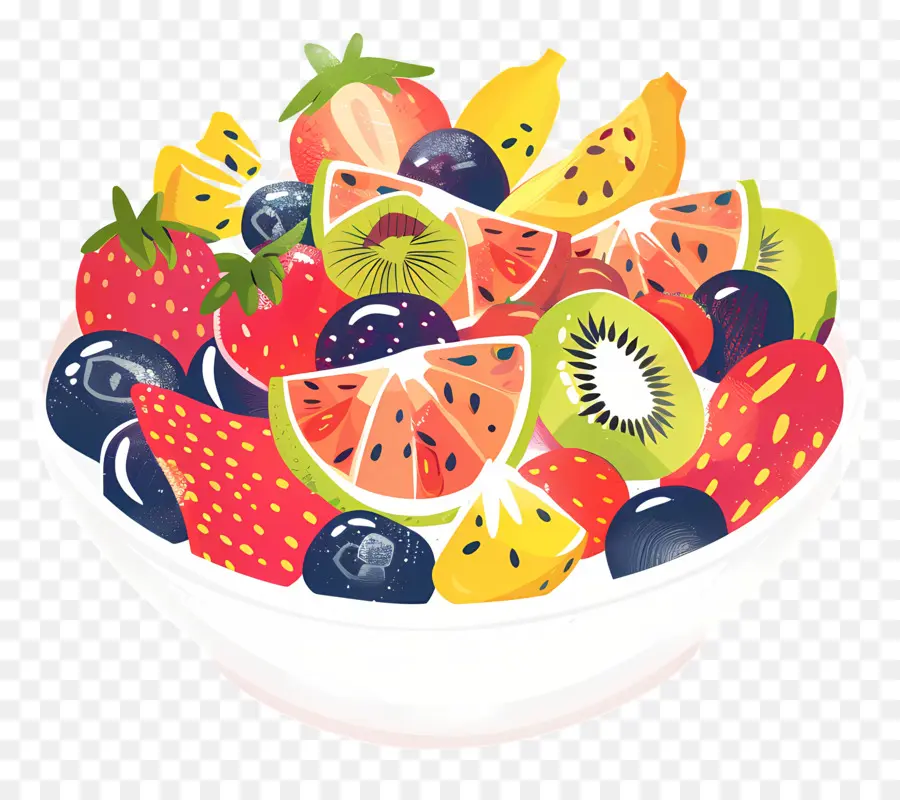 Salada De Frutas，Frutas Frescas PNG