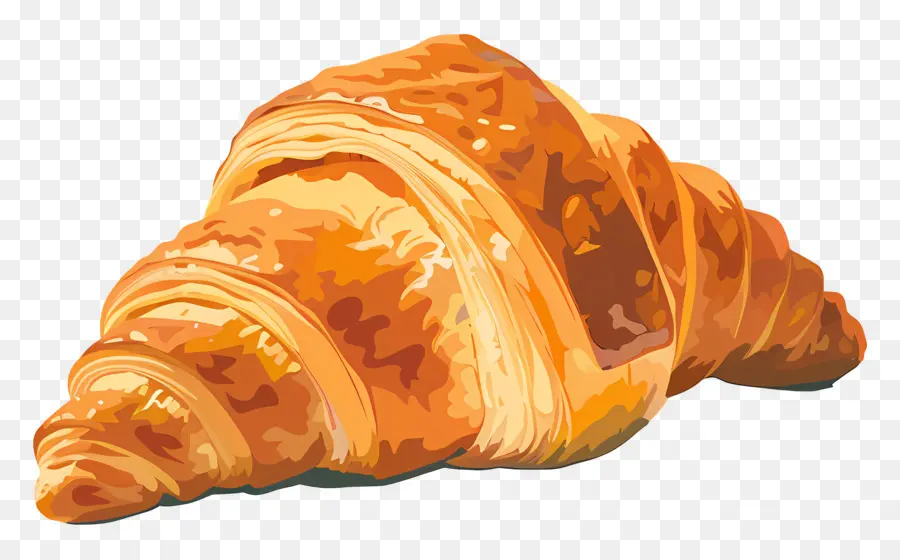 Croissant，Pastelaria PNG