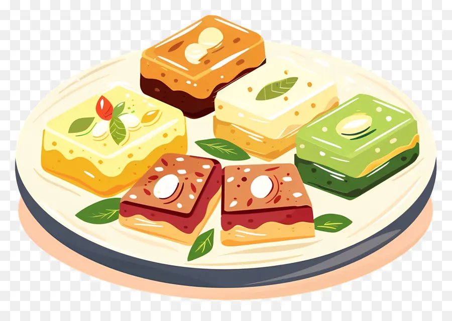 Mithai，Doces Coloridos PNG