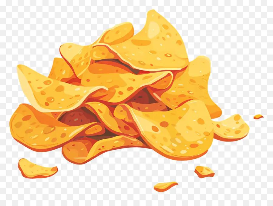 Fichas，Pilha De Nachos PNG