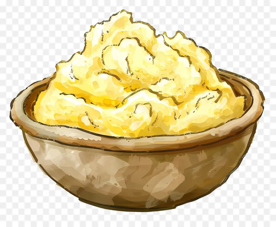 Purê De Batatas，Prato PNG