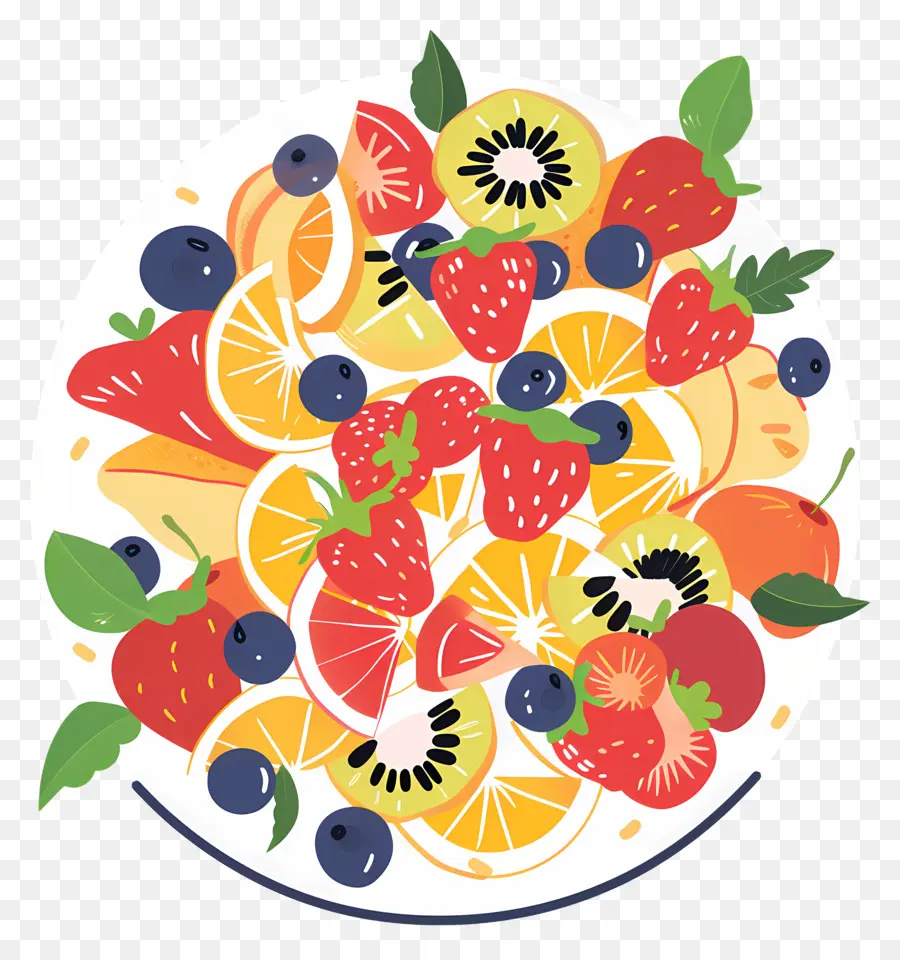 Salada De Frutas，Tigela De Frutas PNG