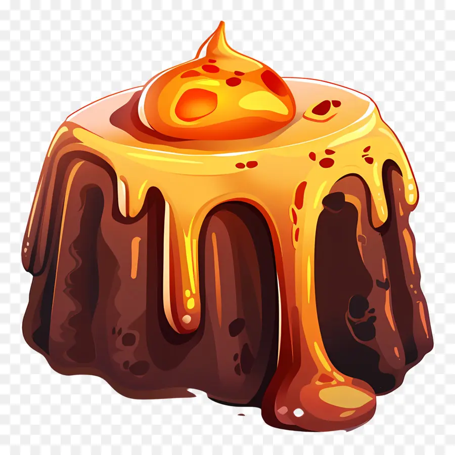 Bolo De Lava，Bolo Lava De Chocolate PNG