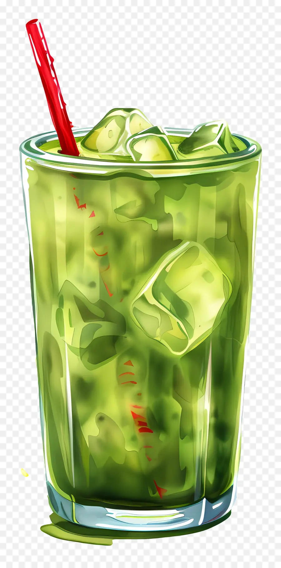 Bebida Matcha，Bebida Verde PNG