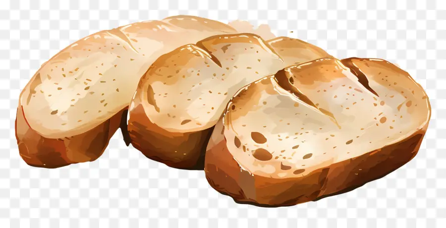 Pão，Pão Fatiado PNG