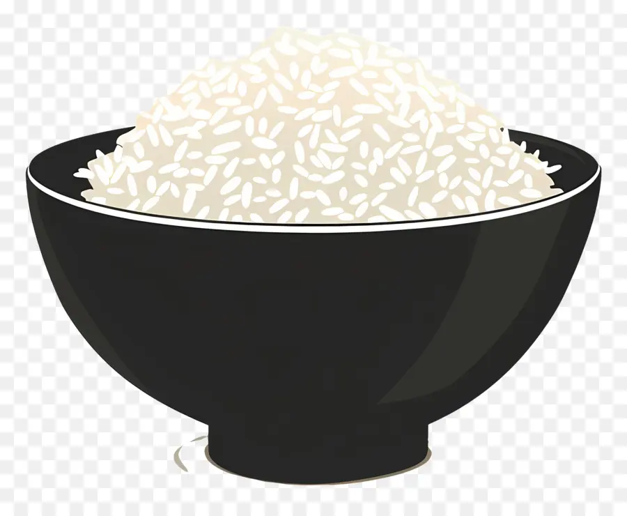 Tigela De Arroz，Arroz Branco PNG