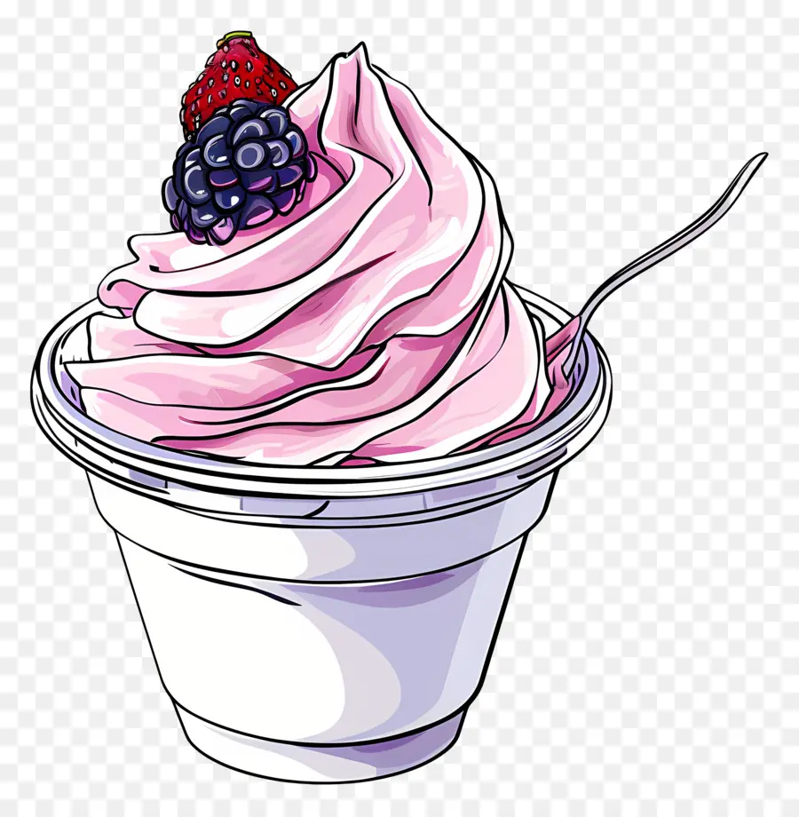 Frozen Yogurt，Copa PNG