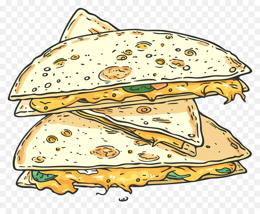 Quesadilla，Quesadilla De Queijo PNG