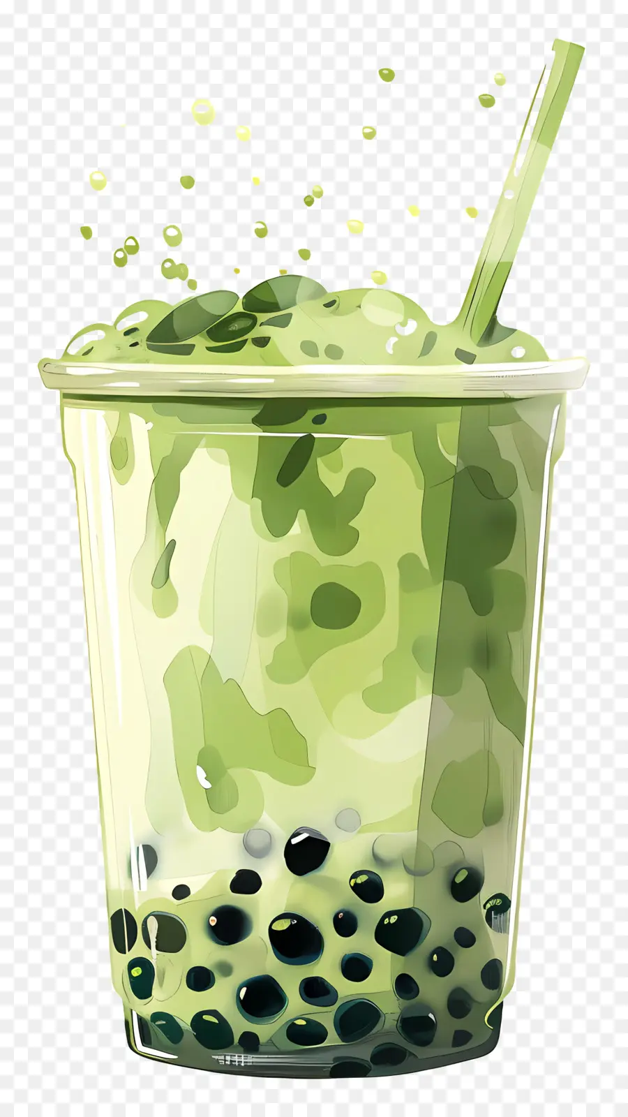 Chá De Bolha Matcha，Chá Da Bolha PNG