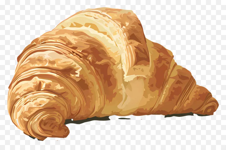 Croissant，Pão PNG