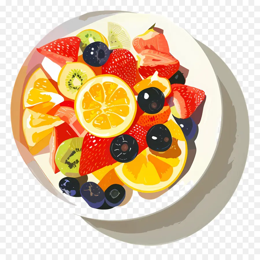 Salada De Frutas，Frutas Frescas PNG